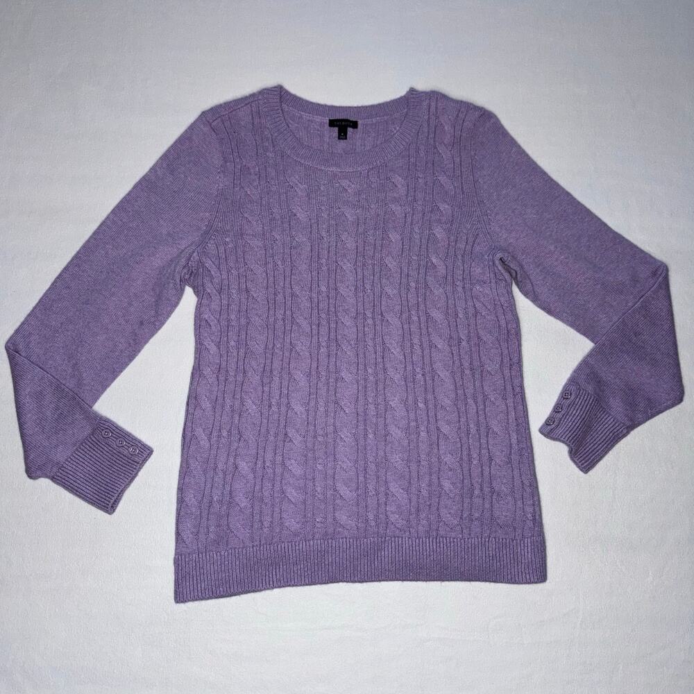 Purple Talbots Knit Sweater